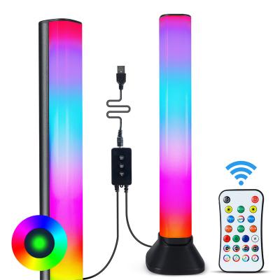 China Colorful LED Voice Control Sensor USB Rhythm Ghost Collection ABS RGB Music Atmosphere Lights PC Game TV Background Light Light for sale