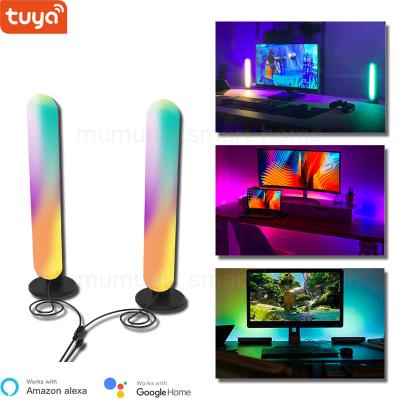 China Tuya On/Off Smart WiFi + IR Digital Ambient LED Music Light Bars Smart Works With Alexa Play Light Bar For PC Game TV Room for sale