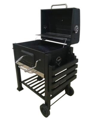 China BBQ Grill Adjustable Size Charcoal BBQ Picnic Camping Patio Backyard Cooking Black BBQ Charcoal BBQ Grills for sale