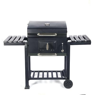 China Height Adjustable Chrome Steel Grill Charcoal Grill Charcoal Smoker Grill Camping Barbecue Smoke Outdoor Stove for sale