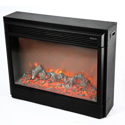 China Factory classic hot sale electronic fireplace insert with 3D faux fire for home heater. for sale