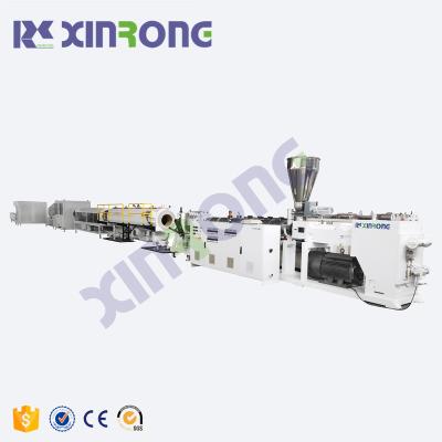 China PIPE Xinrongplas PVC plastic pipe making machine water supply drainage pipe gas tube production line for sale