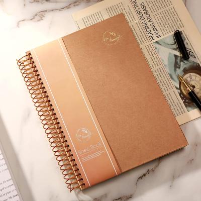 China High Quality Customized Bulk Composition Planner A4 A5 Dotted Paper Spiral Notebook Diary for sale