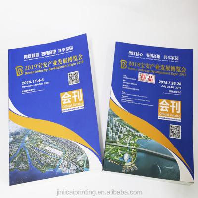 China paper & cardboard catalog magazine book coloring printing full color softcover softcover for sale