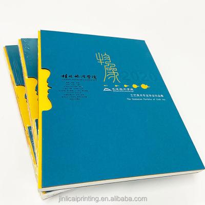 China paper & High quality perfect softcover cardboard Shenzhen catalog magazine perfect binding printing service for sale