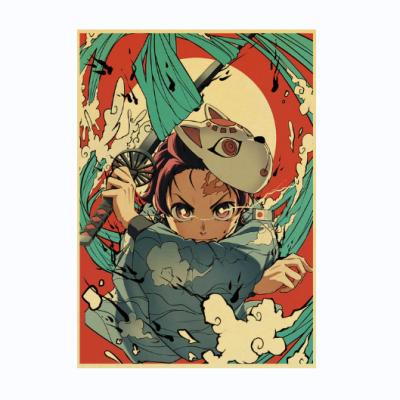 China Large Size Custom Sublimation Anime A3 A4 A5 Art Poster Printing Services Wall Eco-friend Paper Posters for sale