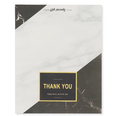 China Europe Amazon Hot Sale Custom Design Gold Black Pink Thank You Cards Business for sale