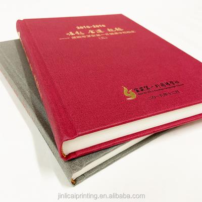 China paper & High Quality Cardboard China OEM Hardcover Case Limit Hardcover Booklet Printing for sale