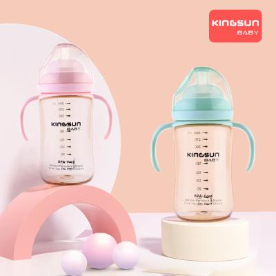 China Free Manufacturer Wholesale 180ml 240ml 300ml BPA PPSU ppsu baby bottle newborn baby wide neck milk feeding bottles for sale