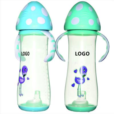 China BPA Free Custom Creative Baby 350ml/450ml PP Baby Milk Bottle OEM/ODM New Design Food Grade BPA Free for sale