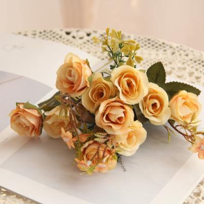 China Immortal Artificial Flowers Wedding Roses Wedding Artificial Flower Bouquet Wedding Rose Petals for sale