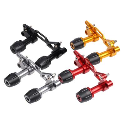 China Universal Wholesale Aluminum Alloy Motorcycle Anti Slider Sight Anti Crash Exhaust Fall Protector For Yamaha NVX NMAX 155 XMAX 300 250 for sale