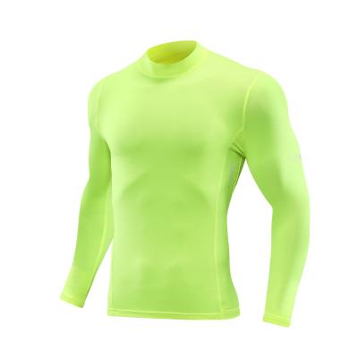 China Factory Direct Anti-Wrinkle Marathon Stretch Quick-Drying T-shirts Long Sleeve Tight Fitness Running T-shirts Men's Running Sportswear for sale