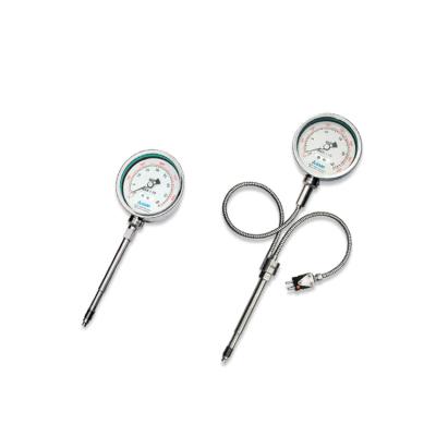 China Built-in SAND emitter cast iron pressure gauge 3 years warranty PT135B for sale