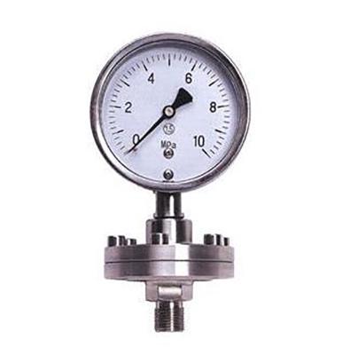 China 316 anti-corrosion and shockproof sanitary diaphragm pressure gauge for sale