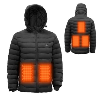 China New Product Battery Body Temperature ControllerHeated Waterproof QUICK DRY Warm Clothing USB Thermal Jackets Heated Jacket for sale