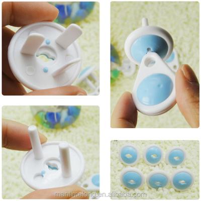 China To Prevent Electric Shock 6pcs Baby Electric Outlet Accidental Outlet Plug Safe Lock Cover For Baby Children Safety for sale