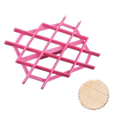 China Sustainable Cake Tools Mold Rhombus Cookie Decorative Cutting Die Mold Cookie Stamps for sale