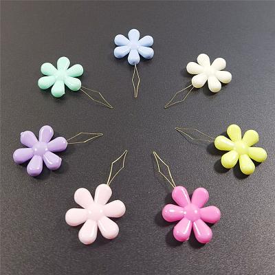 China Easy for threading. Hand Stapling Wire Flower Needle Threader Threader Thread Guide Tool DIY Sewing Craft Sewing Tool for sale