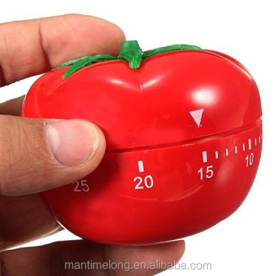 China Wholesale Viable Tomato Shaped Kitchen Timer Reminder Kitchen Mechanical Timer Cooking Timer for sale