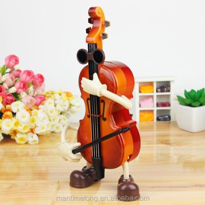 China It is a music box in the form of a cello. Exquisite Plastic Cogs Musical Box Cello Gift/Present by Romantic Music Box for sale