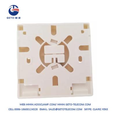 China OEM ODM Fiber Optic Socket Wall Outlet 86×86×25mm Te koop