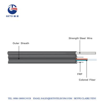 Chine Câble optique optique de fibre du câble FTTH de fibre de GJYXFCH/GJYXCH FTTH à vendre