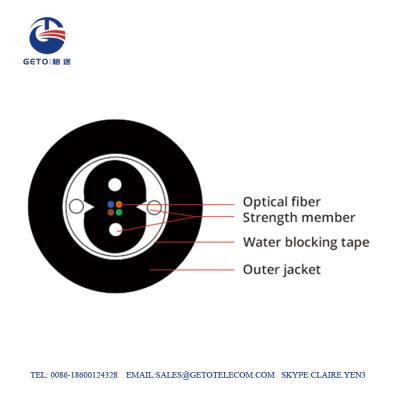 China Waterproof GJYXH03 Duct MDPE OM4 FTTH Drop Cable for sale