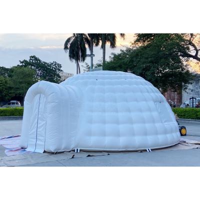 China Environmental Protection Blue Springs Inflatable Exhibition Tent, Inflatable Dome Tent for sale