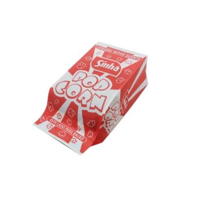 China Disposable Printed Food Wrapping Paper Microwave Popcorn Bag Pop Corn Tiny Paper Bags for sale