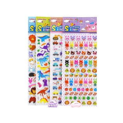 China Custom Stickers Environmental Protection Children's Cartoon Bubble Paste 3D Sticker Sheet Custom Stickers Decals Small for sale