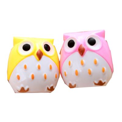 China Stationery for Kids Cute Cartoon Owl Pencil Sharpener Cartoon Animal Design Kids Stationery for sale