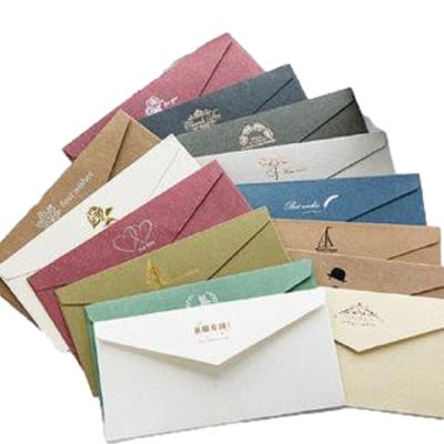 China Customized Invitation Gift Wrapping Envelopes Custom Paper Rectangle Invitation Gift Envelope for sale