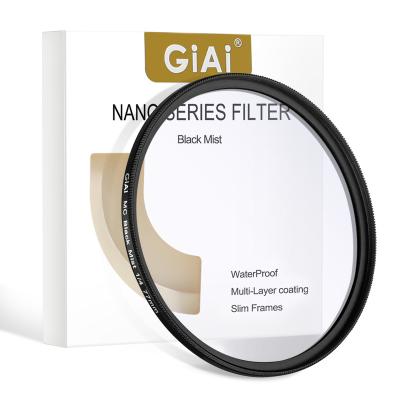 China GiAi Multi-coating Camera Waterproof Professional High Quality Black Mist Filter 1/8 1/4 for sale