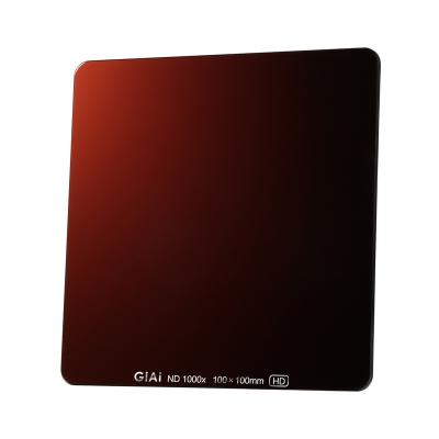 China Waterproof ND Filter GiAi 100*100mm Multi Nano Filters Optical Lens Coated Filter For Dslr Camera for sale