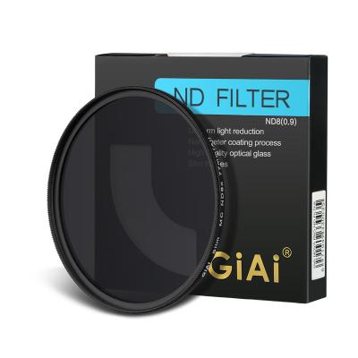 China No Dispersion Giai 52 58 67 72 77 82mm ND Filter 3 Stops For DSLR Camera Filter for sale