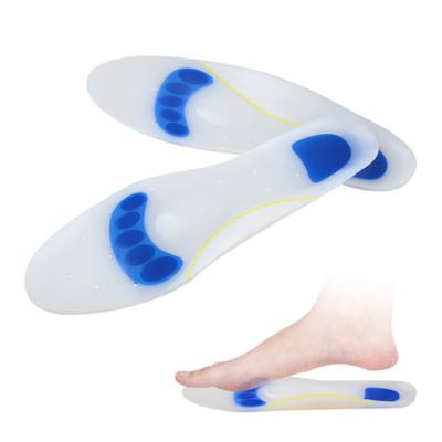 China 2022 Silicone Memory Insoles Foot Gel Silicone Inside Shoe OEM & ODM Blue Flexible NC; GUA Customized Packing XS (34~36) /S (36-38) /M (38-40) /L (40-42) XL (42-44)) for sale