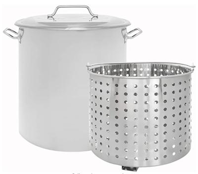 China Amazon Success Stainless Steel Steamer and Sustainable Cooking Pots for Indoor and Outdoor for sale