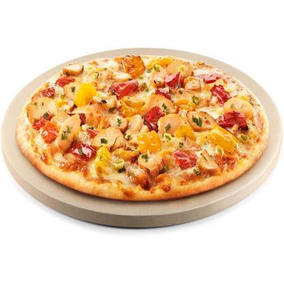 China Sustainable Pizza Stone With Skin Even Heats Square Grilled Cordierite Pizza Stone For Home Oven for sale