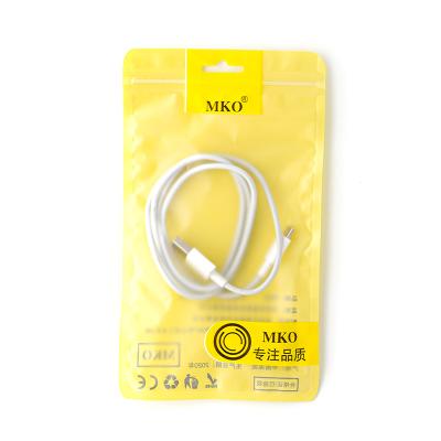 Κίνα Front Transparent Matte Zipper Bag moisture proof hanging plastic pouches for phone date line προς πώληση