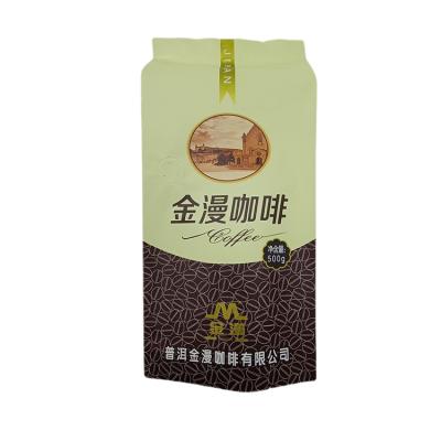 Cina Aluminum Foil Bag Stand Pouch Bag Flat Bottom Moisture Proof Printed Coffee Bags With Valve in vendita