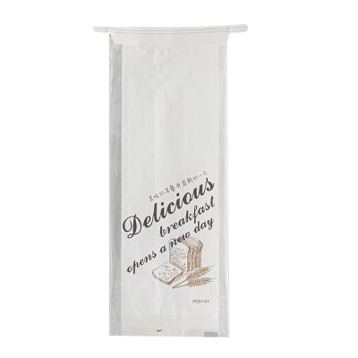 中国 Recyclable Clear Plastic Food Grade Bread Bags Toast Baking Packaging Bag With Tin Tie 販売のため