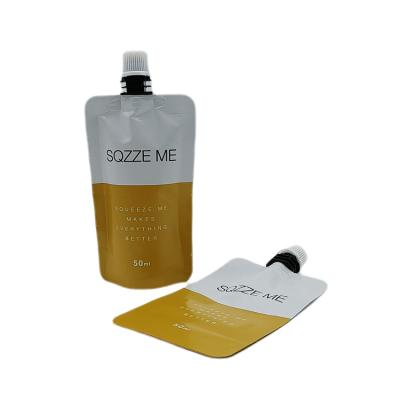 중국 Moisture Proof Wholesale Pouch Toothpaste Spout Squeeze 50ml Foil Packaging Bag 판매용