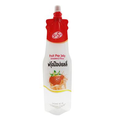 China Moisture Proof Stand Up Pouch With Spout Spout Plastic Bag For Fruit Pop Juice Jelly Nozzle Bag à venda