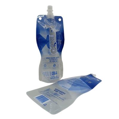 China Drinking Water Moisture Proof Pouch Stand Up Printing Plastic Bag Spout Pouch For Water for sale