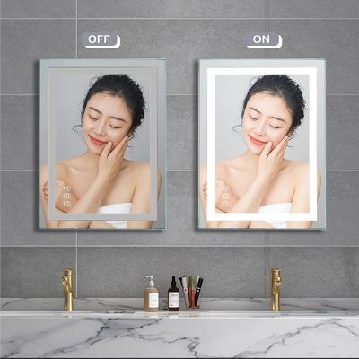 China Wholesale Wall Mounted Bathroom Hotel Touch Switch Xiaoke 2023 Illuminated Intelligent Ignition Mirror for sale