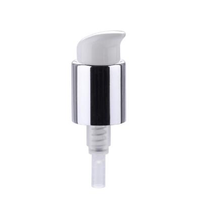 China Non Spill Cosmetic Spray Lotion 1CC Lotion Dispenser Aluminum Cream Pump 24/410 for sale