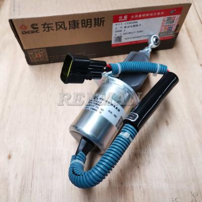 China Machinery Repair Shops 5365994 5272682 Cummins Engine 6BT EQB180 24V Fuel Pump Solenoid Isolation Valve for sale