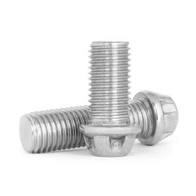 China New Arrival A2 SS304 Stainless Steel 5 Point Hex Anti-theft Screws Flanged Bolts For Industry for sale