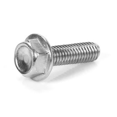 China Serrated 18-8 Stainless Steel Flange Hex Head Bolts With Serrated for sale